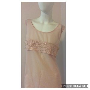 Reitmans sleeveless pink top